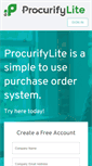 Mobile Screenshot of procurifylite.com